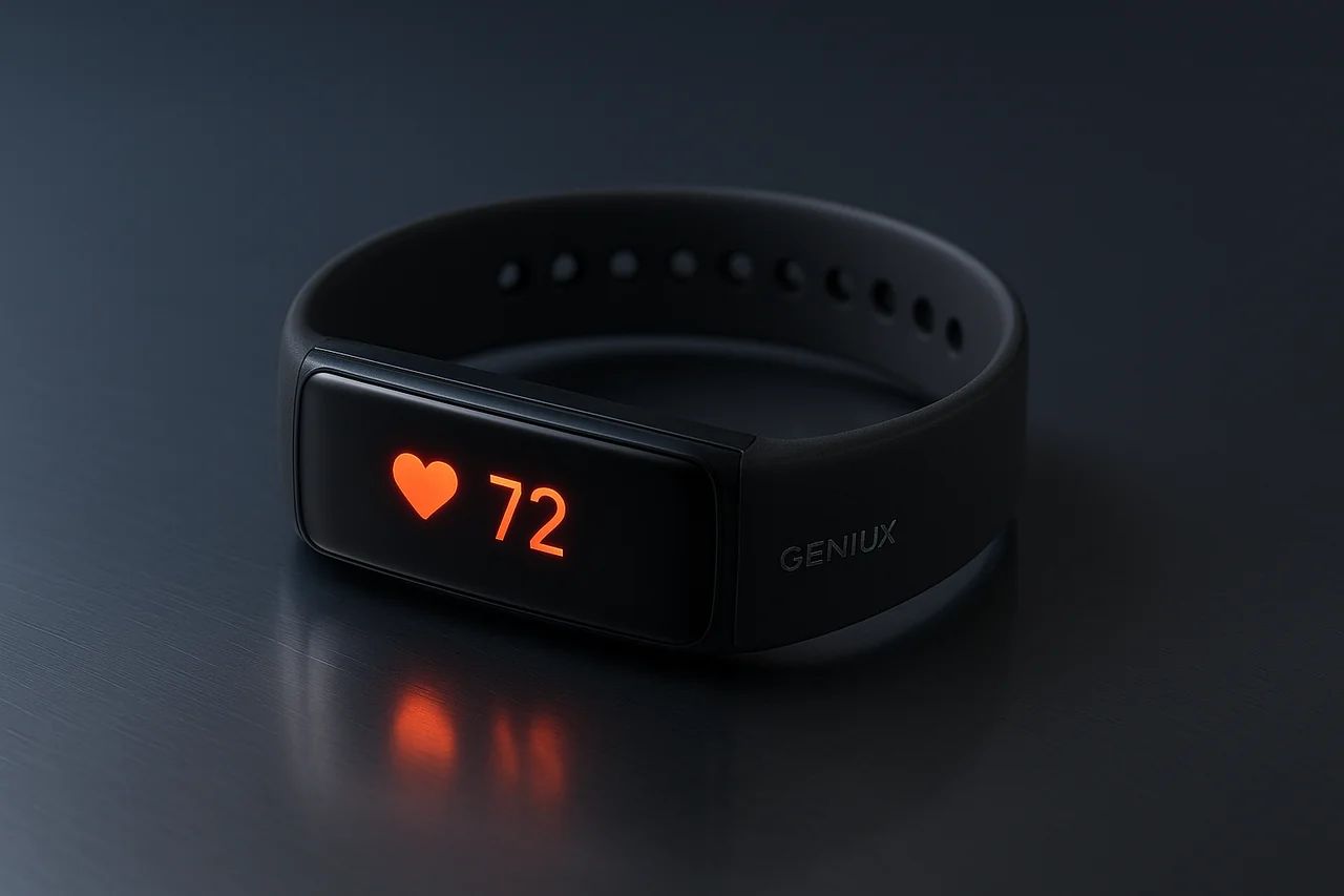 Fitness Tracker Device with Logo